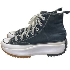 Unisex Converse Run Star Hike 166800C Canvas Platform Sneaker M5.5/W7 Black